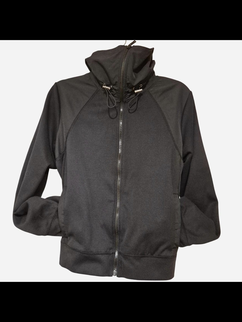 Ralph Lauren Women's Black Zip-Front Jacket